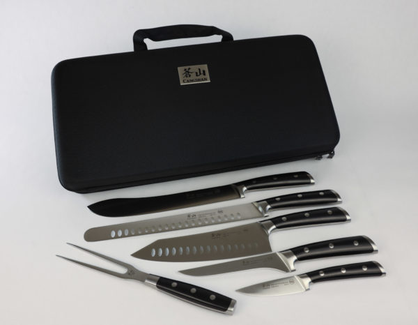 Steel Forged 7 Piece BBQ Knife Set