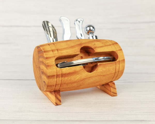 Wine Barrel 4 Piece Tool Set