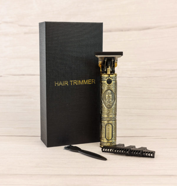 Golden Vintage Hair and Beard Trimmer - Image 2