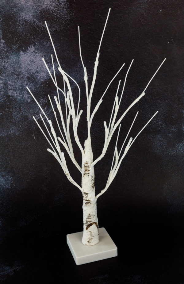 LED Light Up Tabletop Birch Tree - Image 2