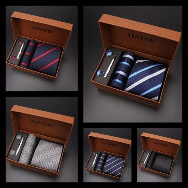 Premium Coordinated Men's Tie Gift Set