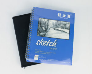 Artistic Sketch Pencils and Sketch Pad