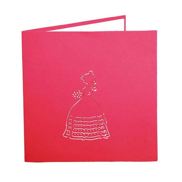 "Pretty Princess" 3D Pop-up Greeting Card - Image 3