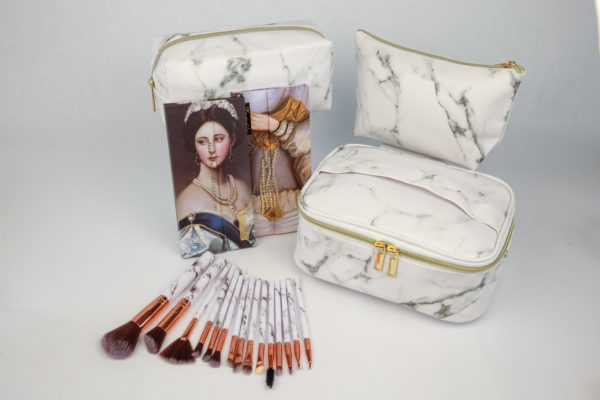 Marble Cosmetic Makeup Gift Set