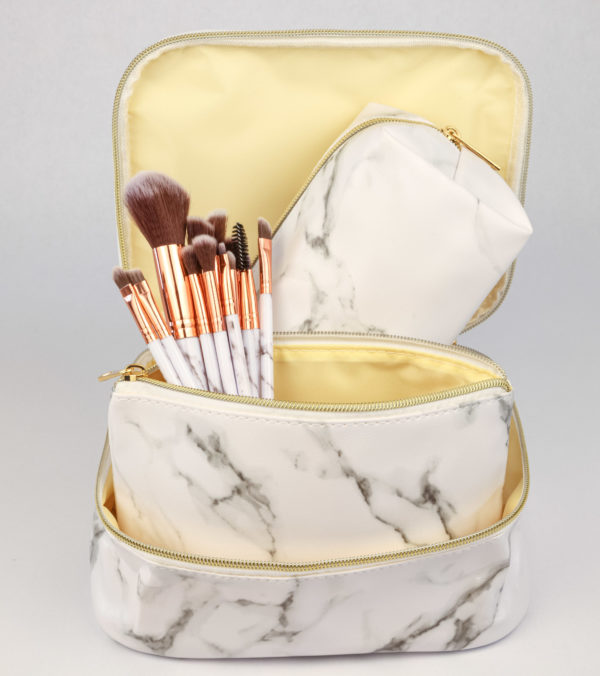 Marble Cosmetic Makeup Gift Set - Image 3