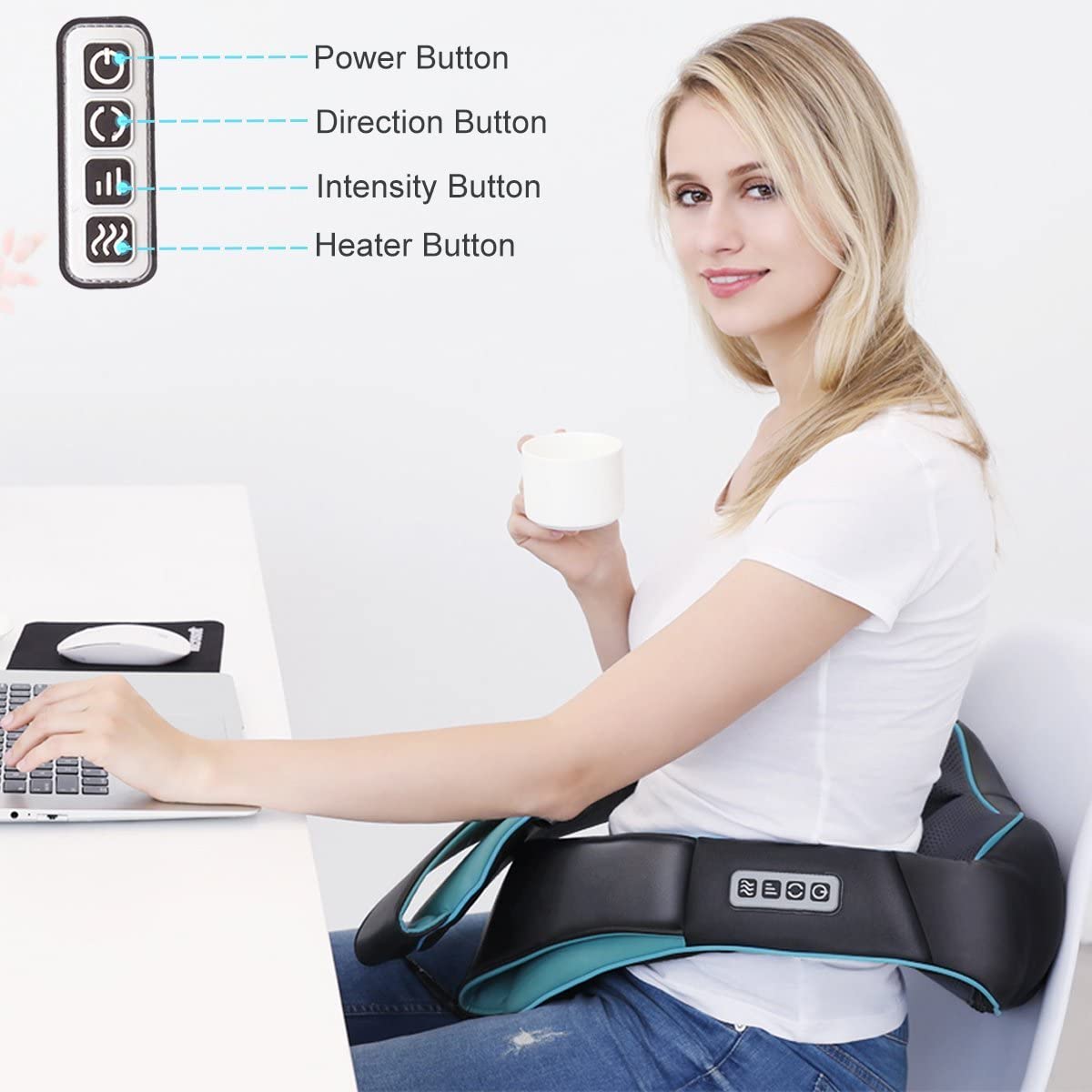 Shiatsu Back Shoulder and Neck Massager - Perfect Gift Club