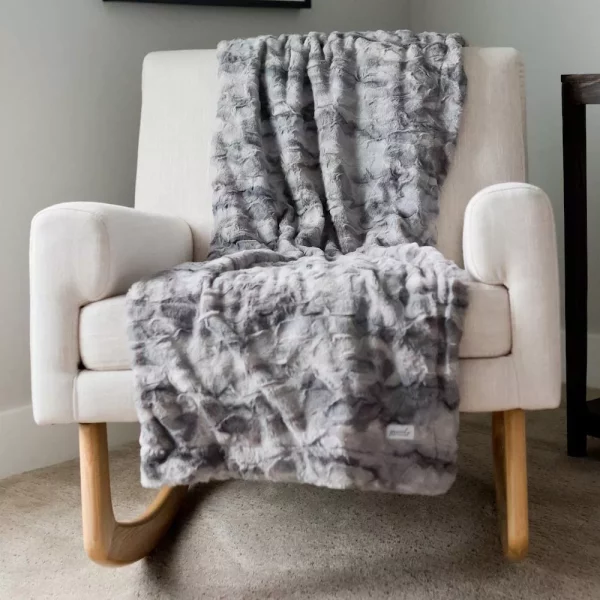 Luxurious Super Soft Warm Faux Fur Throw Blanket - Image 2