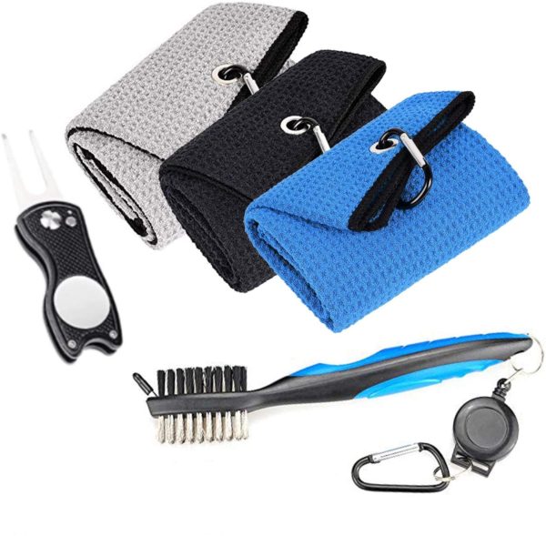 Golf Towels and Accessory Tools Gift Set
